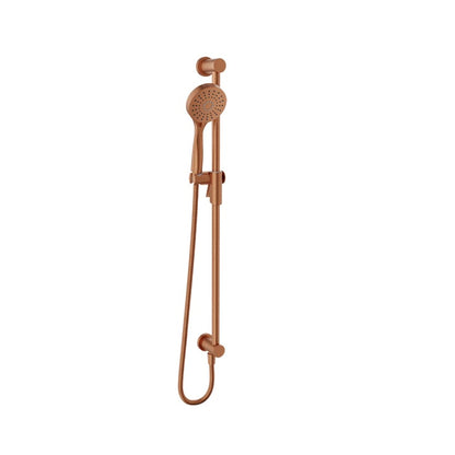 Baril Moderne 3-Spray Sliding Shower Bar With Built-In Supply Elbow - DGL-2175-52 - Satin Copper