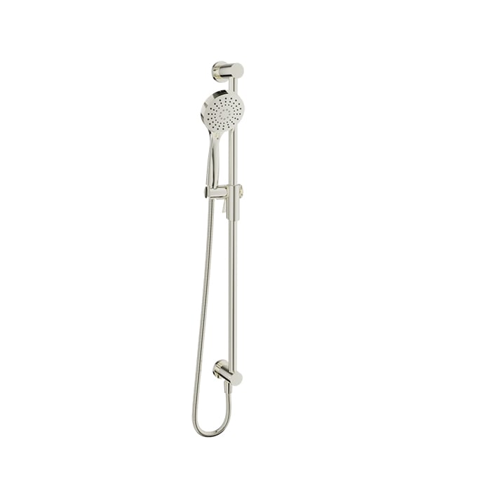 Baril Moderne 3-Spray Sliding Shower Bar With Built-In Supply Elbow - DGL-2175-52 - Polished Nickel