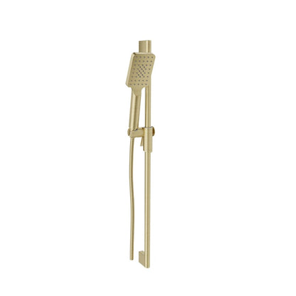 Baril Petite 3-Spray Push-Button Sliding Shower Bar - DGL-2584-53 - Satin Brass