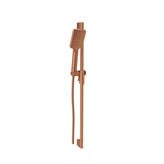 Baril Petite 3-Spray Push-Button Sliding Shower Bar - DGL-2584-53 - Satin Copper