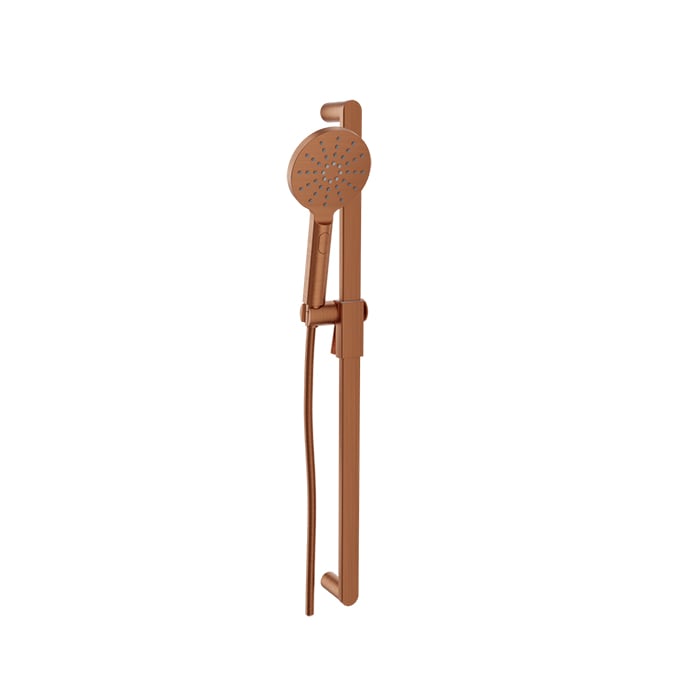 Baril 3-Spray Push-Button Sliding Shower Bar - DGL-3080-73 - Satin Copper