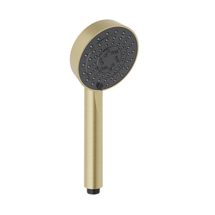 Baril Round 3-Spray Hand Shower - DOU-2551-03 - Satin Brass
