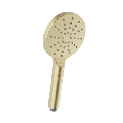 Baril Round 3-Spray Hand Shower - DOU-2574-03 - Satin Brass