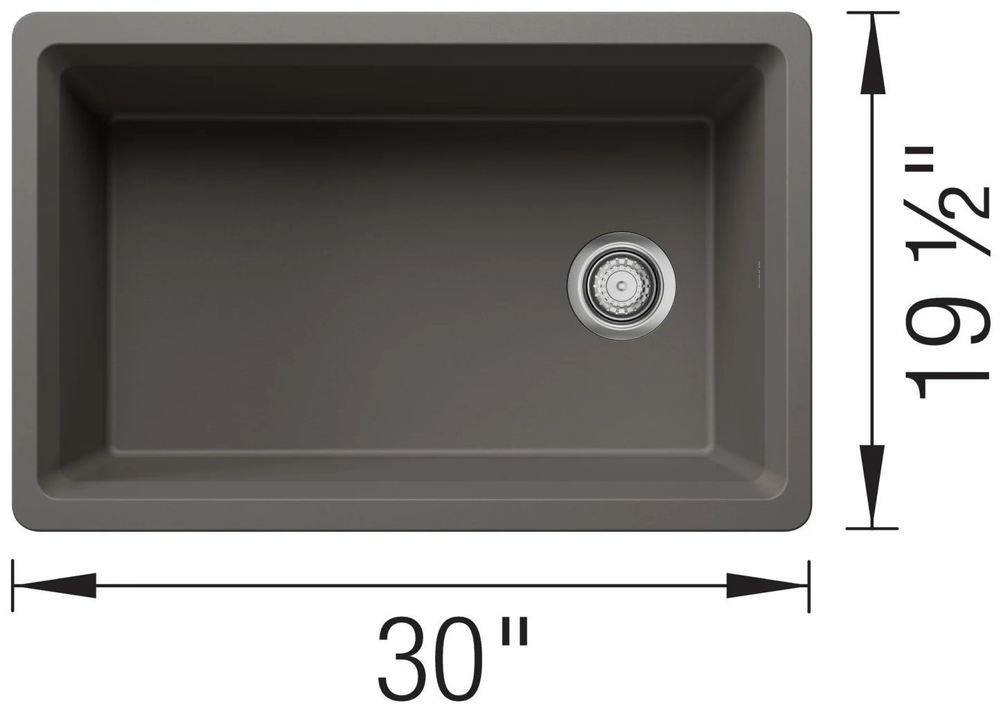 Blanco Inteos 30 Single Bowl Undermount Silgranit Kitchen Sink