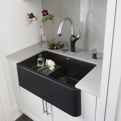 Blanco Ikon 30 Undermount Apron Front Silgranit Kitchen Sink