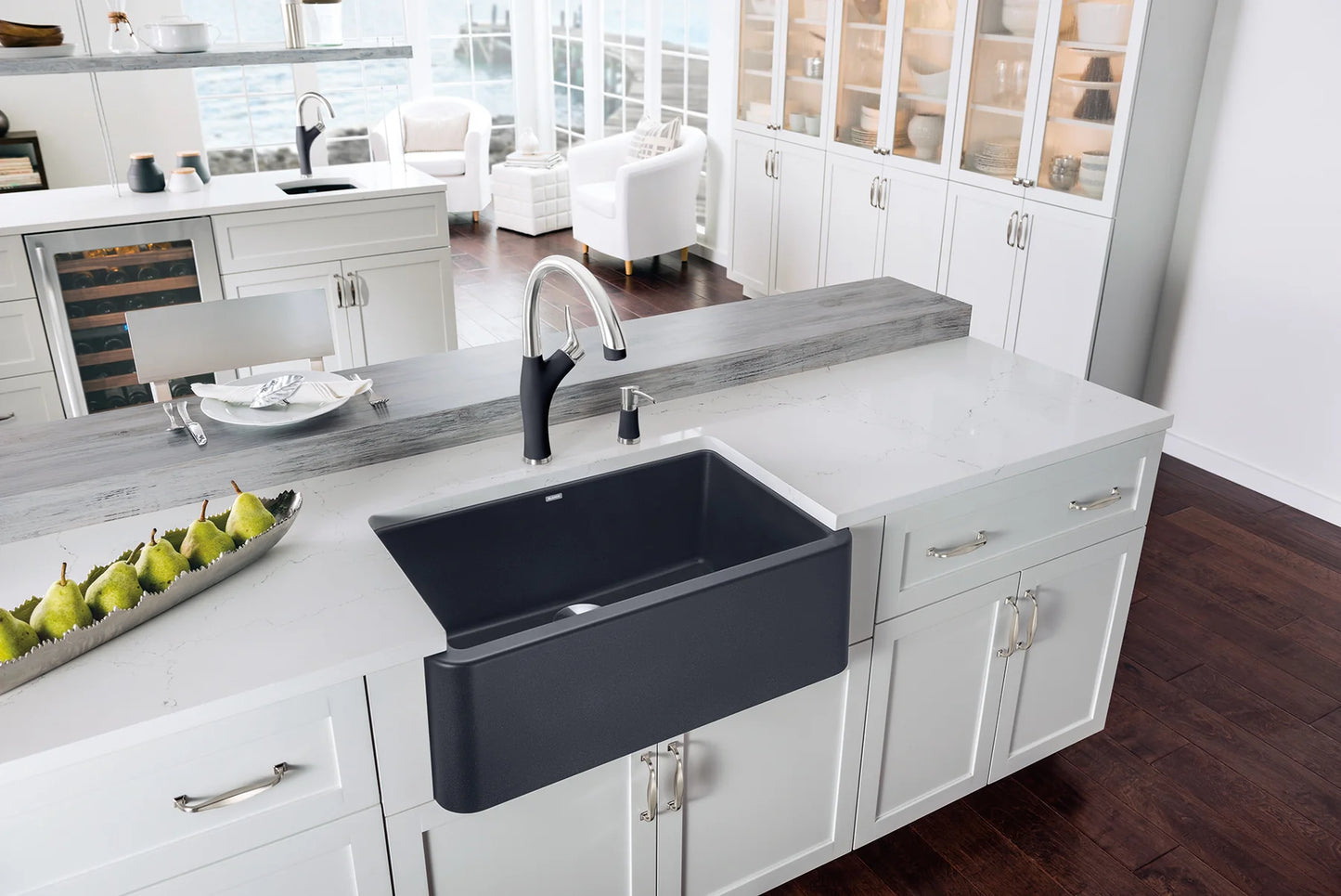 Blanco Ikon 30 Undermount Apron Front Silgranit Kitchen Sink