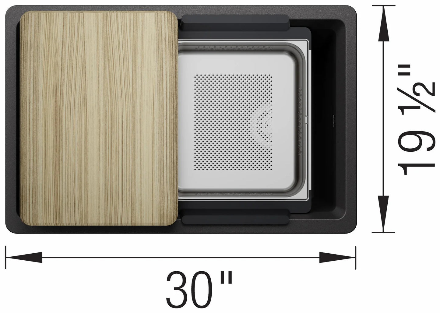 Blanco Inteos 30 Single Bowl Undermount Silgranit Kitchen Sink