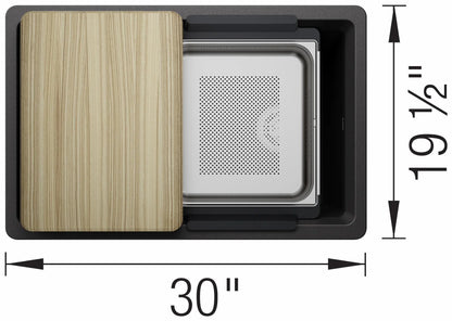 Blanco Inteos 30 Single Bowl Undermount Silgranit Kitchen Sink
