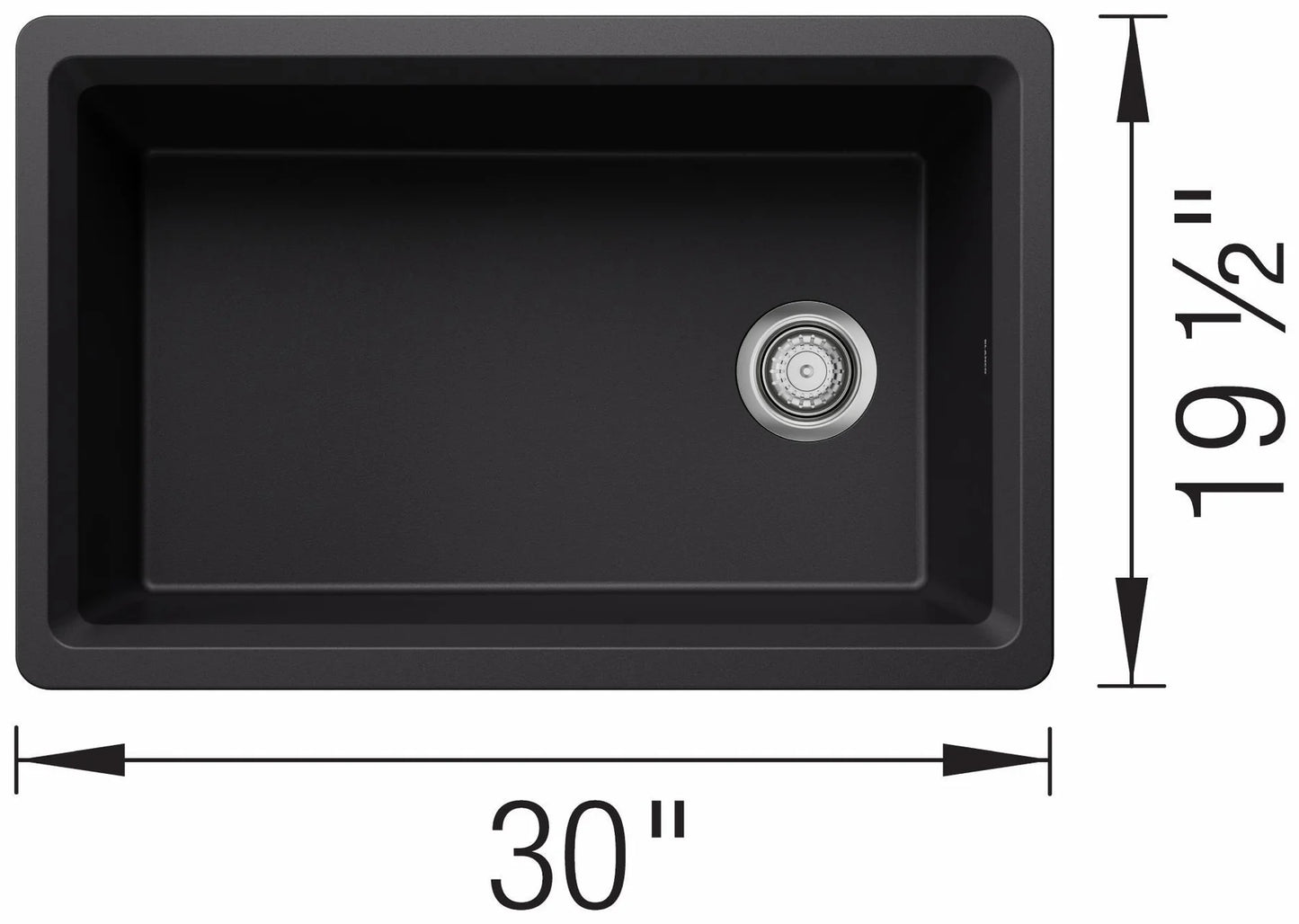 Blanco Inteos 30 Single Bowl Undermount Silgranit Kitchen Sink