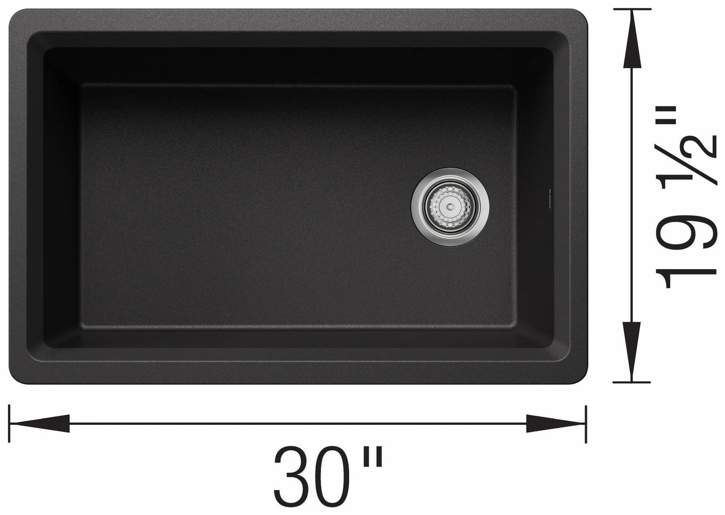 Blanco Inteos 30 Single Bowl Undermount Silgranit Kitchen Sink