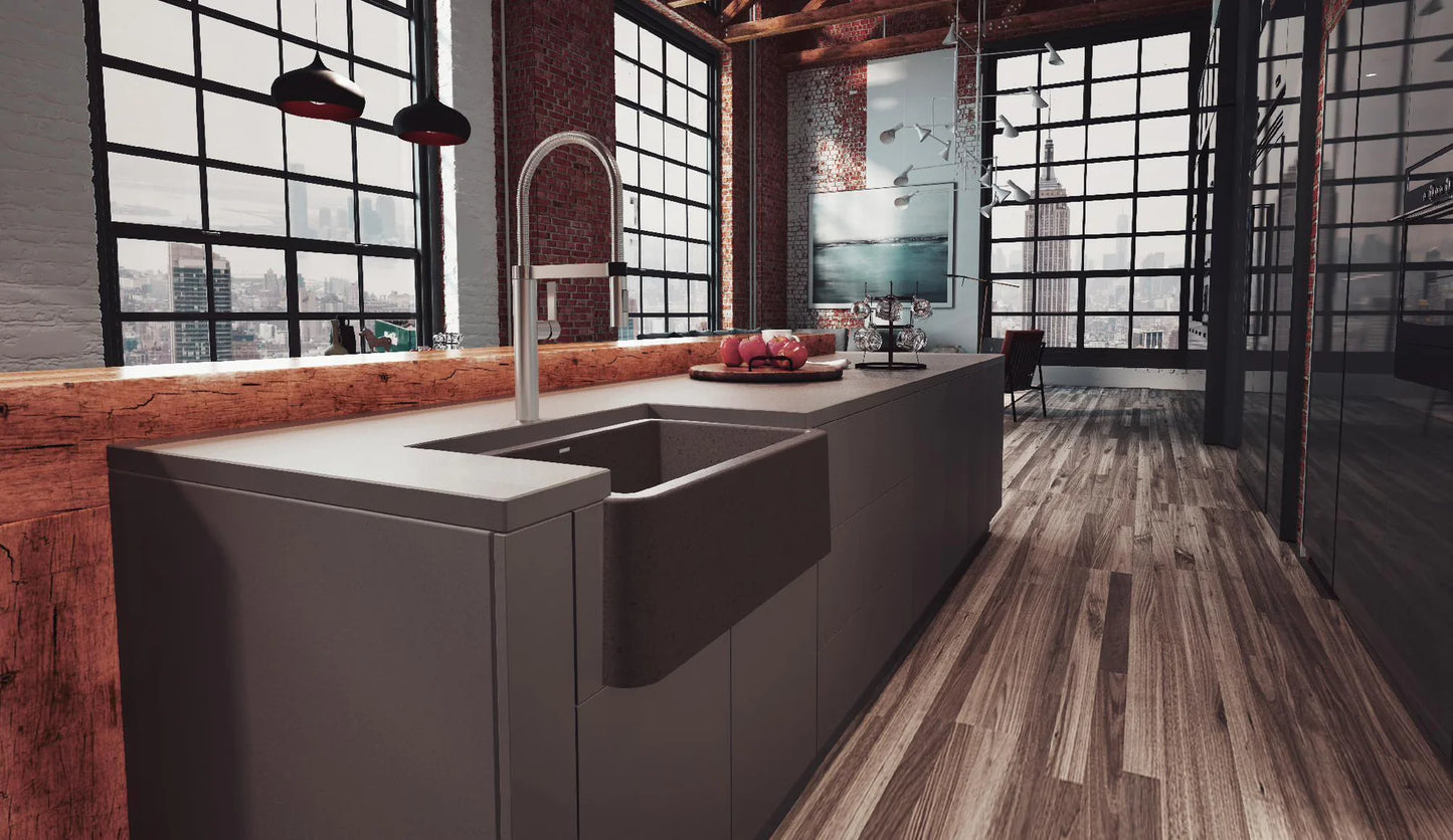 Blanco Ikon 30 Undermount Apron Front Silgranit Kitchen Sink