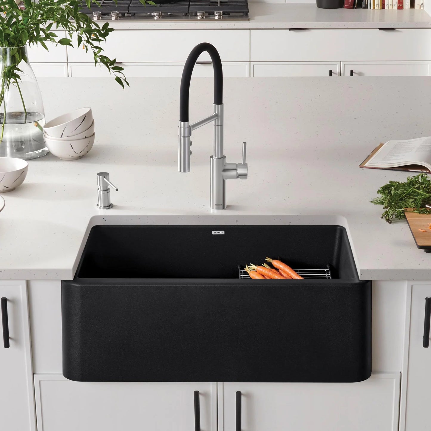 Blanco Ikon 30 Undermount Apron Front Silgranit Kitchen Sink