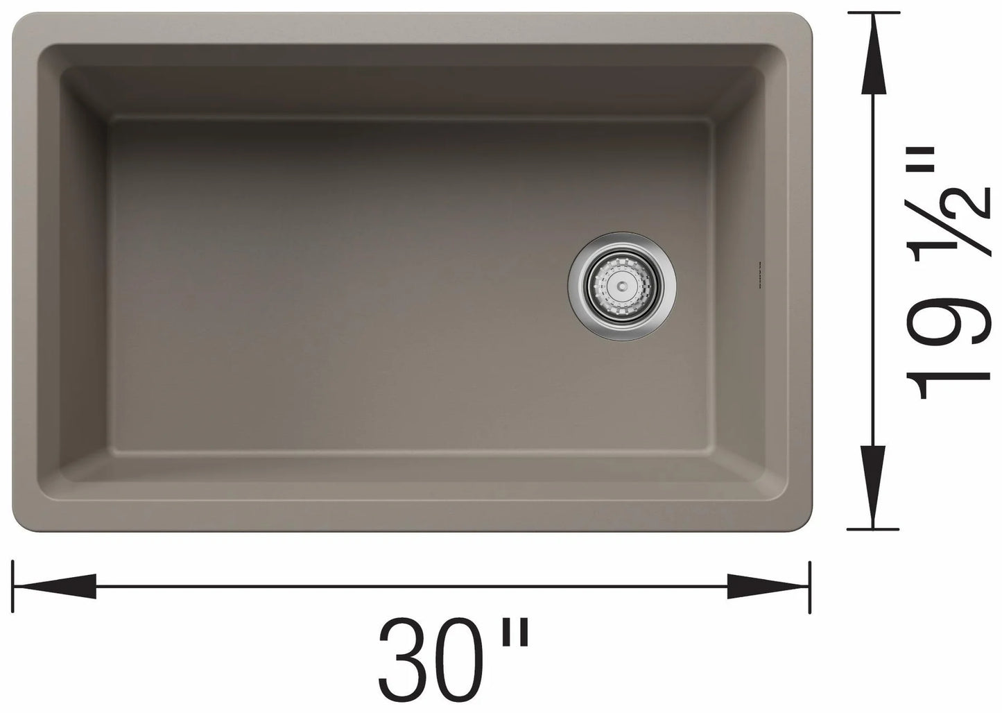 Blanco Inteos 30 Single Bowl Undermount Silgranit Kitchen Sink