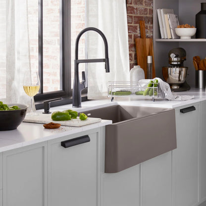 Blanco Ikon 33 Single Bowl Undermount Apron Front Silgranit Kitchen Sink
