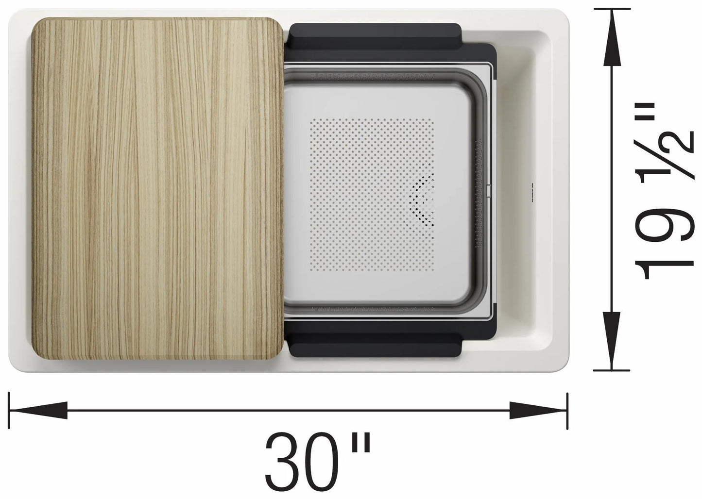 Blanco Inteos 30 Single Bowl Undermount Silgranit Kitchen Sink