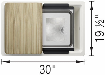 Blanco Inteos 30 Single Bowl Undermount Silgranit Kitchen Sink