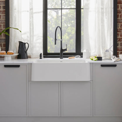 Blanco Ikon 33 Single Bowl Undermount Apron Front Silgranit Kitchen Sink