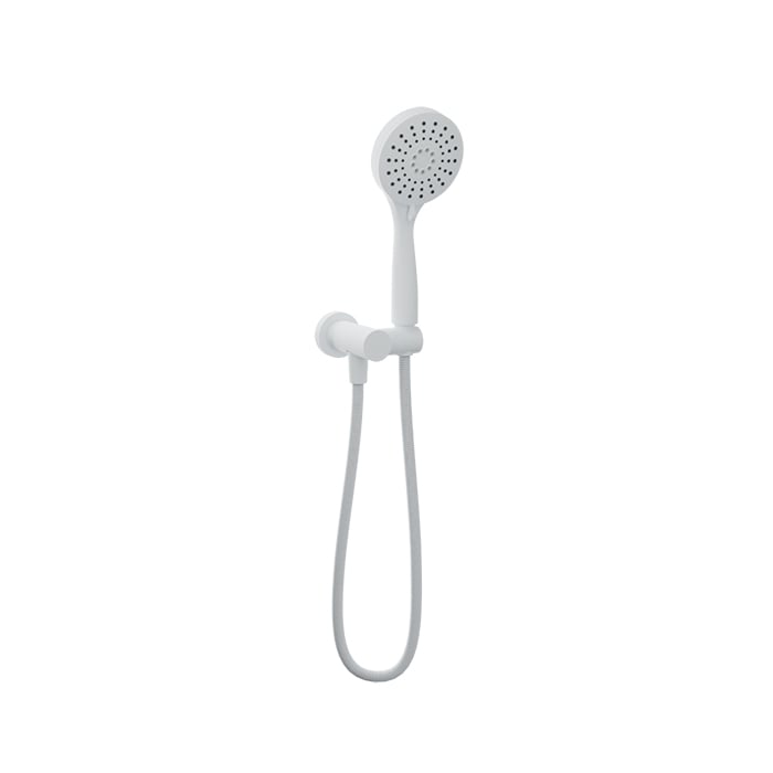 Baril 3-Spray Hand Shower on Wall-Mounted Supply Elbow - DSP-2566-19 - White