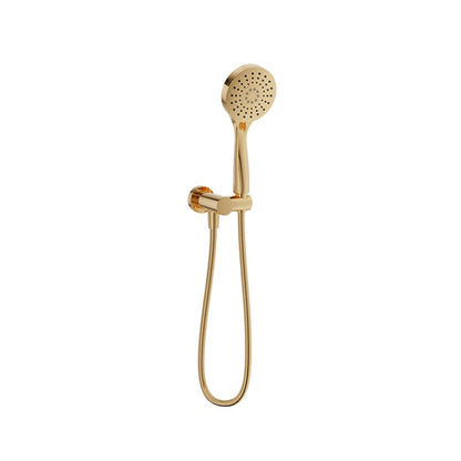 Baril 3-Spray Hand Shower on Wall-Mounted Supply Elbow - DSP-2566-19 - Gold