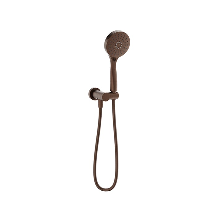 Baril 3-Spray Hand Shower on Wall-Mounted Supply Elbow - DSP-2566-19 - Venetian Bronze