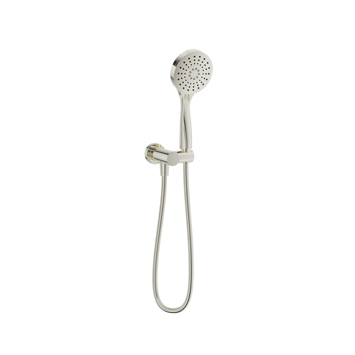 Baril 3-Spray Hand Shower on Wall-Mounted Supply Elbow - DSP-2566-19 - Polished Nickel