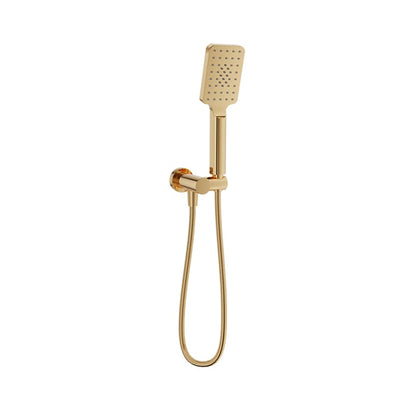 Baril 3-Spray Hand Shower on Wall-Mounted Supply Elbow - DSP-2584-19 - Gold