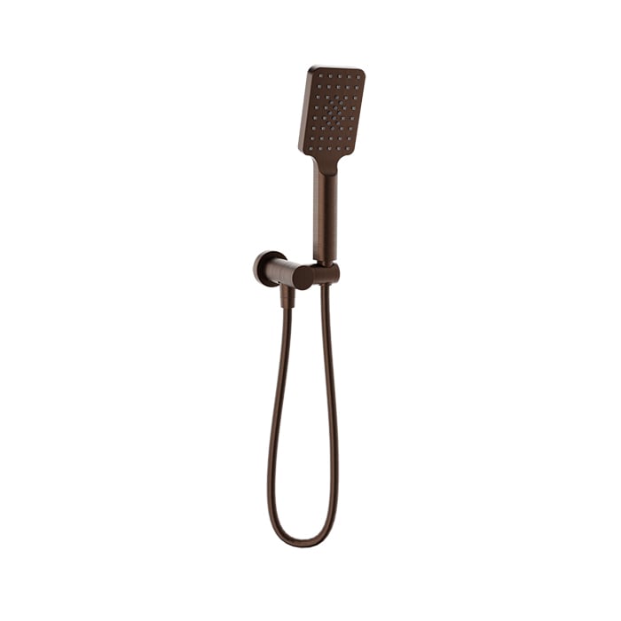 Baril 3-Spray Hand Shower on Wall-Mounted Supply Elbow - DSP-2584-19 - Venetian Bronze