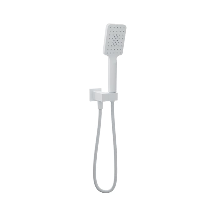 Baril 3-Spray Hand Shower on Wall-Mounted Supply Elbow - DSP-2584-20 - White