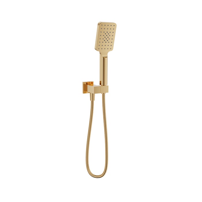 Baril 3-Spray Hand Shower on Wall-Mounted Supply Elbow - DSP-2584-20 - Gold