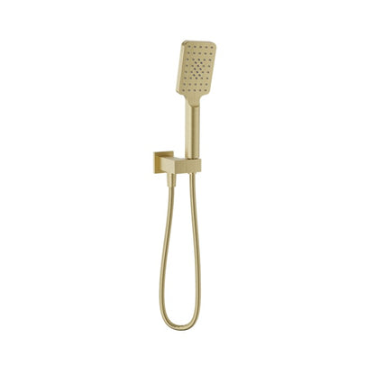 Baril 3-Spray Hand Shower on Wall-Mounted Supply Elbow - DSP-2584-20 - Satin Brass