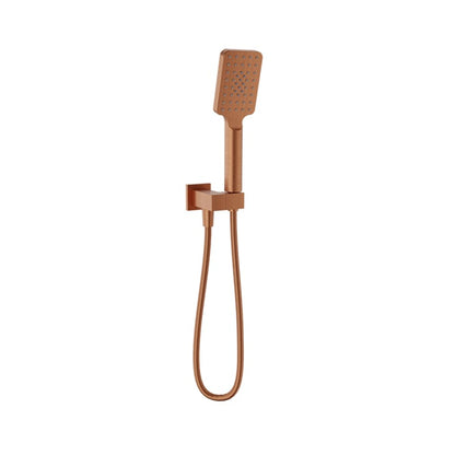 Baril 3-Spray Hand Shower on Wall-Mounted Supply Elbow - DSP-2584-20 - Satin Copper
