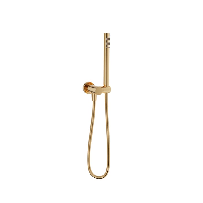Baril 1-Spray Hand Shower on Wall-Mounted Supply Elbow - DSP-2604-19 - Gold