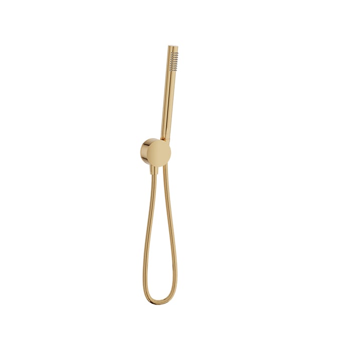 Baril Two-Tone 1-Spray Hand Shower on Wall-Mounted Supply Elbow - DSP-2604-21 - Gold / Gold