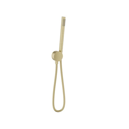 Baril Two-Tone 1-Spray Hand Shower on Wall-Mounted Supply Elbow - DSP-2604-21 - Satin Brass / Satin Brass