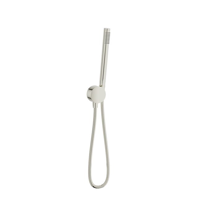 Baril Two-Tone 1-Spray Hand Shower on Wall-Mounted Supply Elbow - DSP-2604-21 - Polished Nickel / Polished Nickel