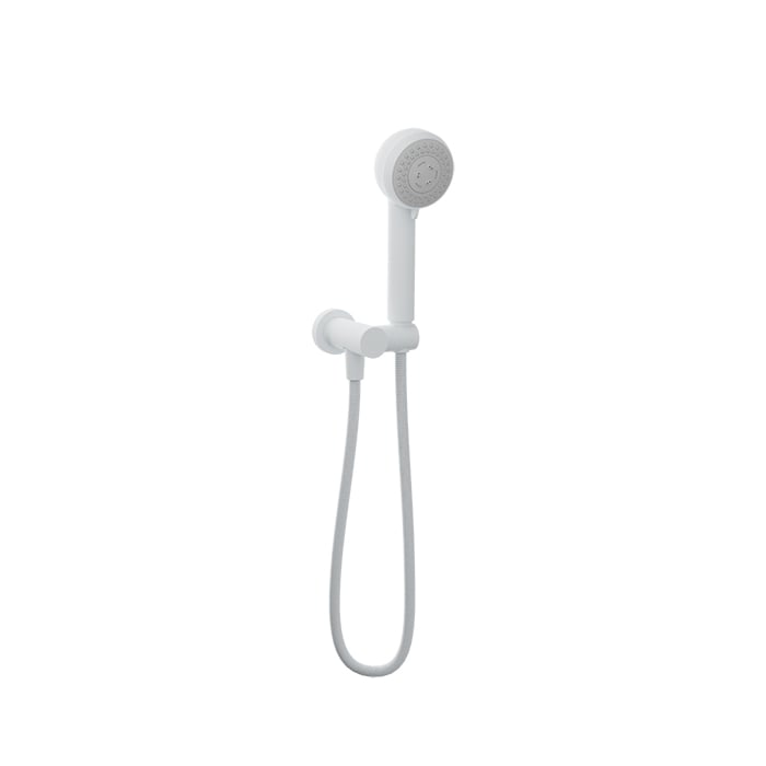 Baril 2-Spray Hand Shower on Wall-Mounted Supply Elbow - DSP-2635-19 - White