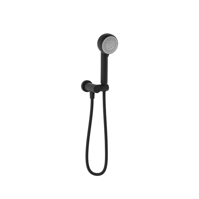 Baril 2-Spray Hand Shower on Wall-Mounted Supply Elbow - DSP-2635-19 - Matte Black