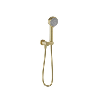 Baril 2-Spray Hand Shower on Wall-Mounted Supply Elbow - DSP-2635-19 - Satin Brass