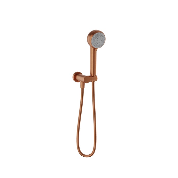 Baril 2-Spray Hand Shower on Wall-Mounted Supply Elbow - DSP-2635-19 - Satin Copper