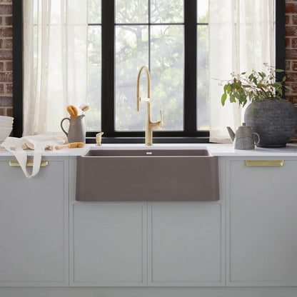 Blanco Ikon 30 Undermount Apron Front Silgranit Kitchen Sink