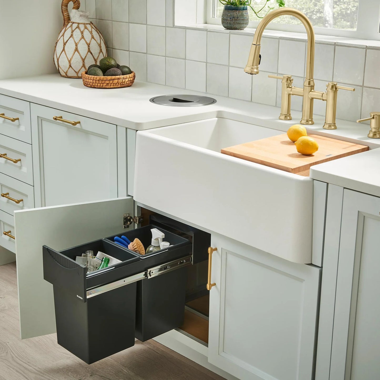 Blanco Ikon 33 Single Bowl Undermount Apron Front Silgranit Kitchen Sink