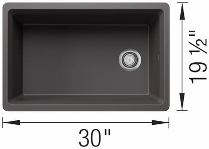 Blanco Inteos 30 Single Bowl Undermount Silgranit Kitchen Sink