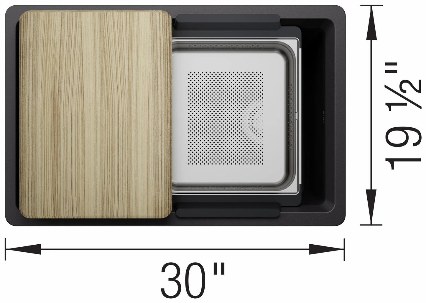 Blanco Inteos 30 Single Bowl Undermount Silgranit Kitchen Sink