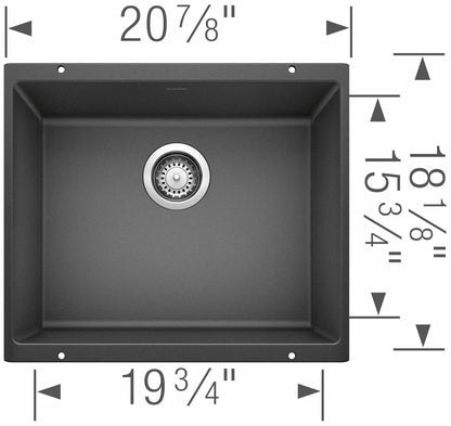 Blanco Precis 21 U Single Sink Undermount Kitchen Sink