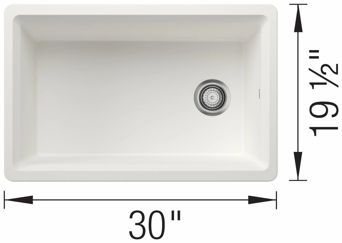 Blanco Inteos 30 Single Bowl Undermount Silgranit Kitchen Sink