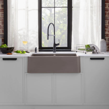 Blanco Ikon 30 Undermount Apron Front Silgranit Kitchen Sink