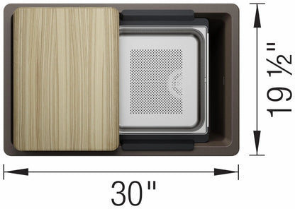 Blanco Inteos 30 Single Bowl Undermount Silgranit Kitchen Sink