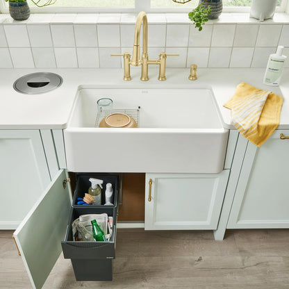 Blanco Ikon 33 Single Bowl Undermount Apron Front Silgranit Kitchen Sink