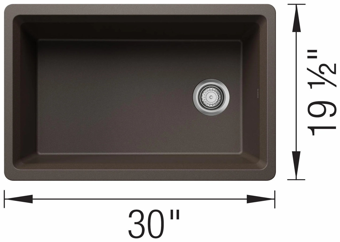 Blanco Inteos 30 Single Bowl Undermount Silgranit Kitchen Sink