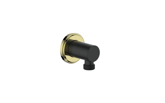 Vogt Zehn Elbow Connector - Brushed Gold / Matte Black (EC.09.01.BGB)